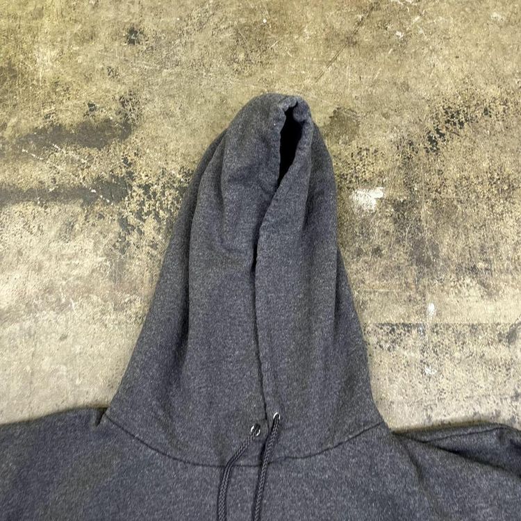 Champion College Hoodie Graphic USA Y2K Sweatshirt, Grey Mens XL 6