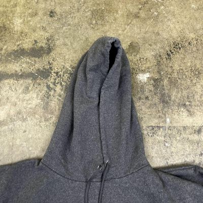 Champion College Hoodie Graphic USA Y2K Sweatshirt, Grey Mens XL 6