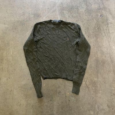 Ralph Lauren Polo Jumper Cable Knitted Knit USA Sweater, Green, Womens Large 1
