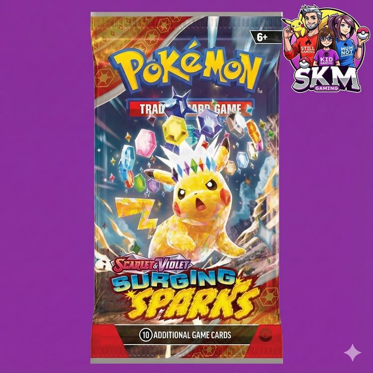 Pokémon Surging Sparks Booster Pack product image