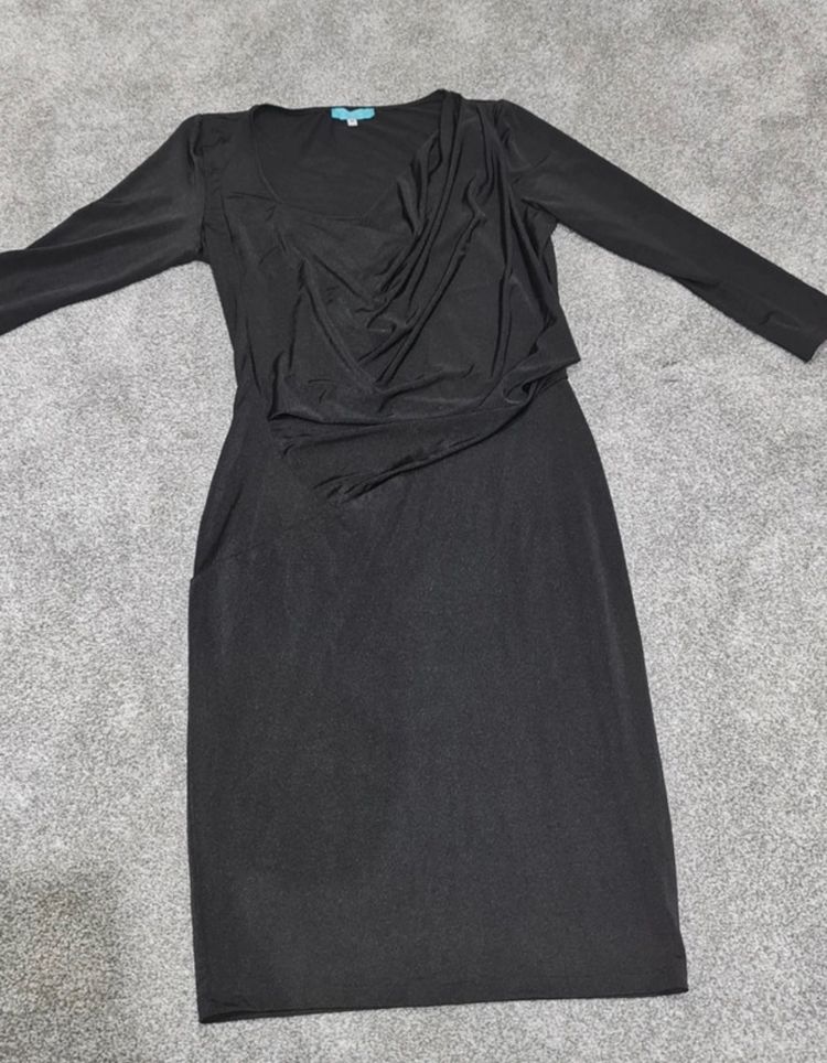 Vivien Roy Black Long Sleeve Dress 2