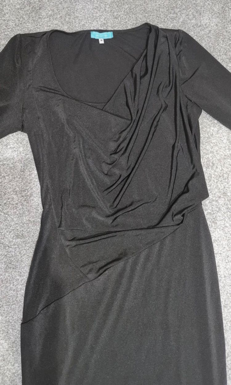 Vivien Roy Black Long Sleeve Dress 4