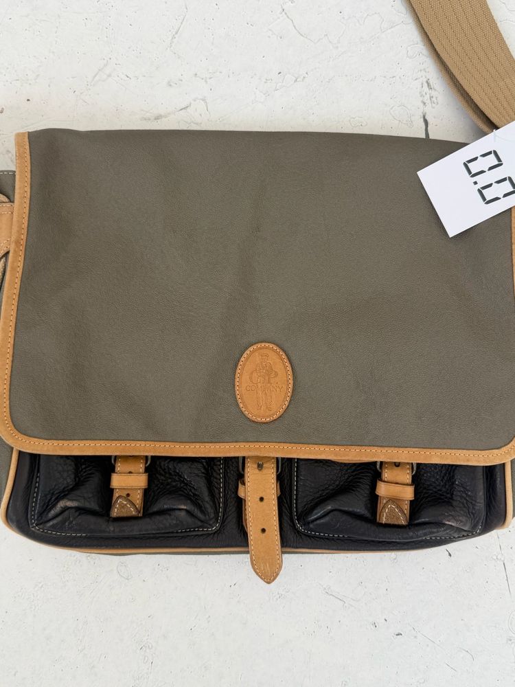 Immagine di '80s C.P Company Leather Messenger Bag (OS) 4