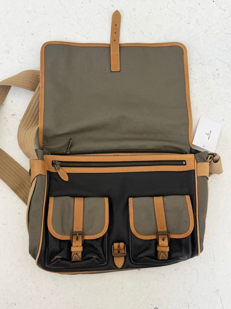 Immagine di '80s C.P Company Leather Messenger Bag (OS) 2