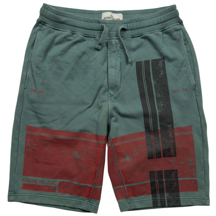 S/S 21 Stone Island Graphic Print Shorts image 1