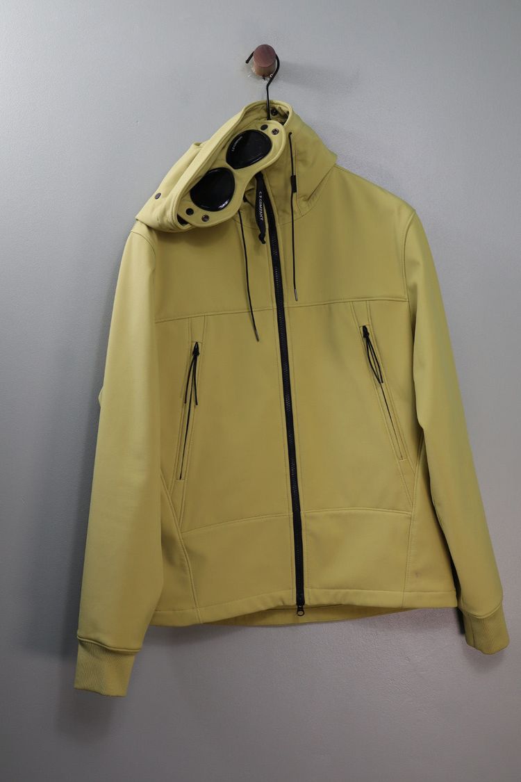 C.P. Company Mustard Goggle Shell Jacket image 3
