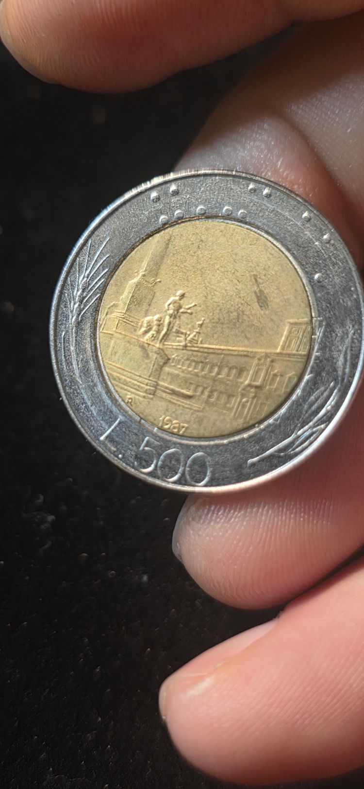 Bi-Metallic Coin Italy error 