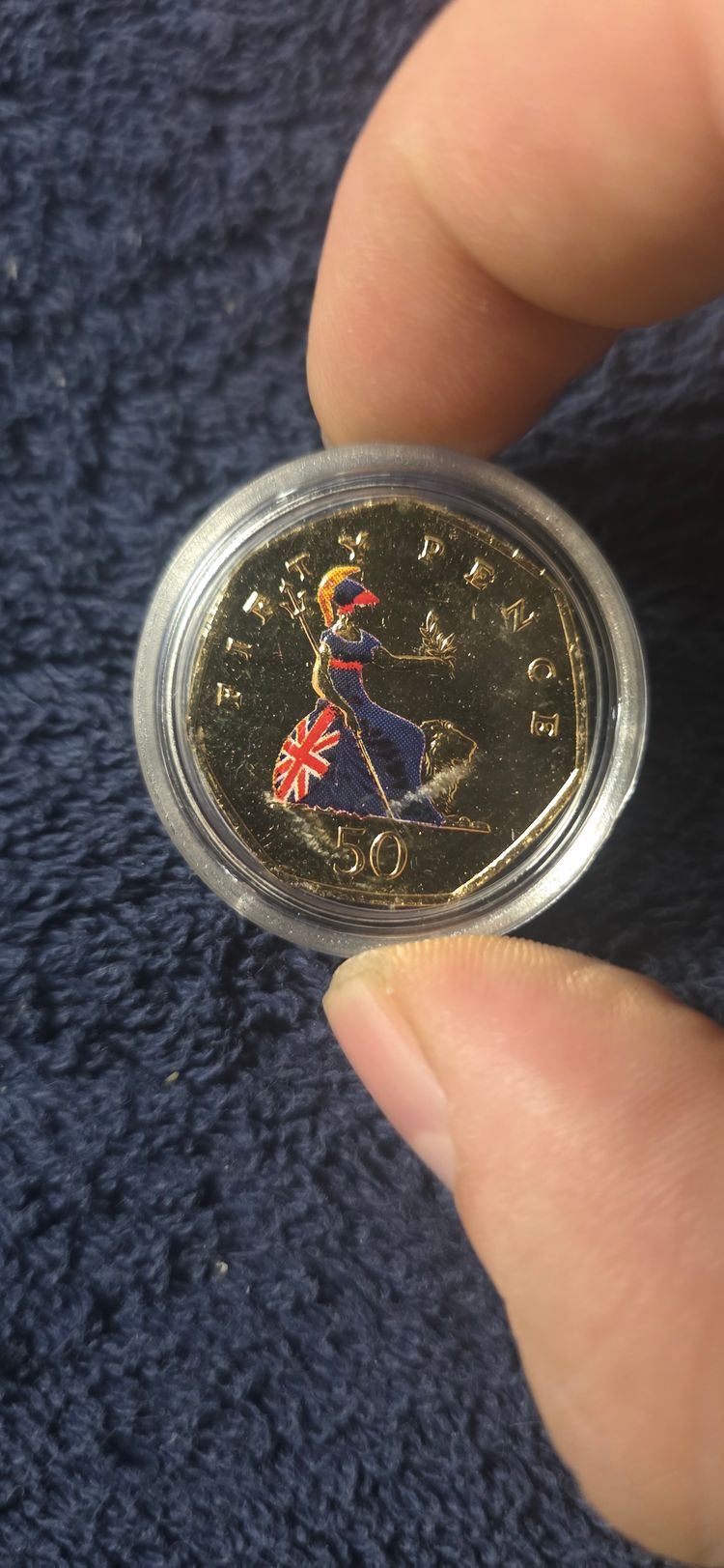 British 50 Pence Coin 2003