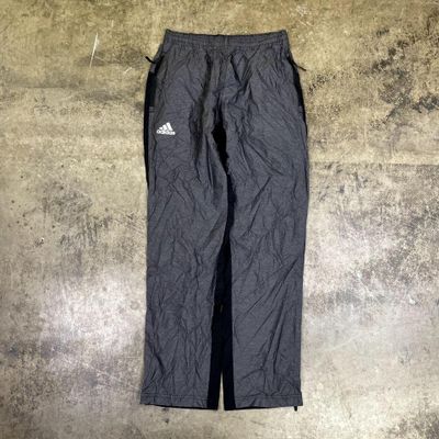 Adidas Tracksuit Bottoms Y2K Vintage Sports Joggers, Grey, Mens Small 1