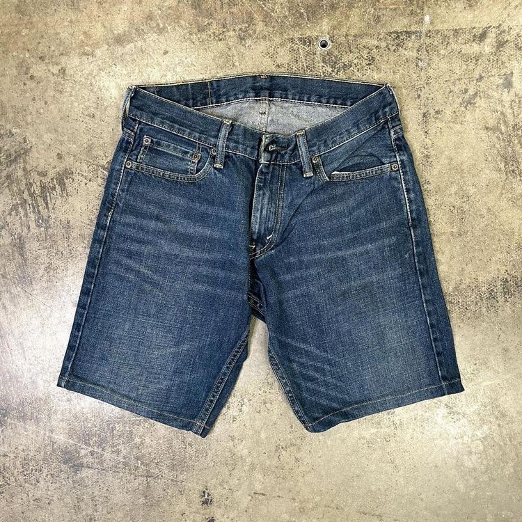 Levis Denim Shorts USA 90s Denim Vintage Summer Jeans, Blue, Mens 29" image 2