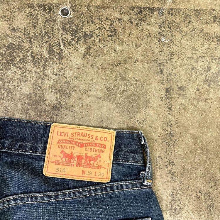 Levis Denim Shorts USA 90s Denim Vintage Summer Jeans, Blue, Mens 29" image 4