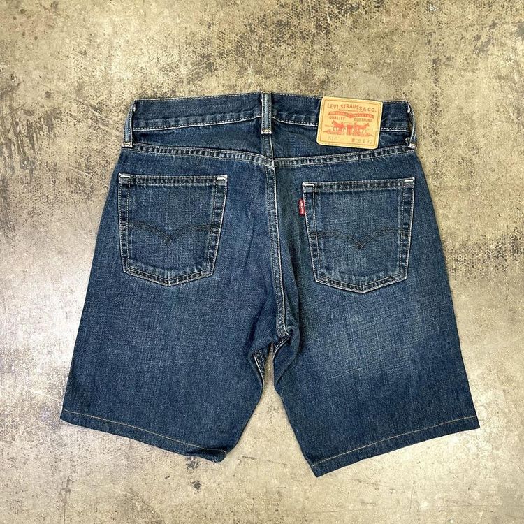 Levis Denim Shorts USA 90s Denim Vintage Summer Jeans, Blue, Mens 29" image 1