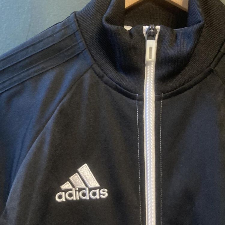 Adidas Track Jacket in Black and White image 4