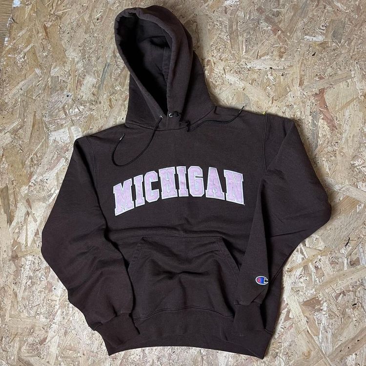 Vintage Champion x Michigan State University Graphic Hoodie
