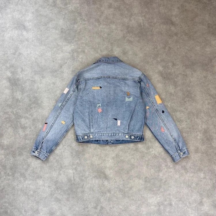 Levi's embroidered denim jacket image 2