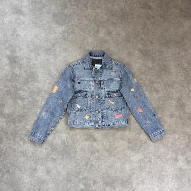 Levi's embroidered denim jacket image 1
