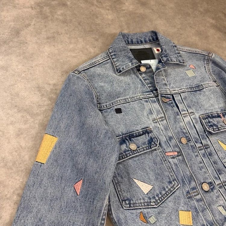Levi's embroidered denim jacket image 4