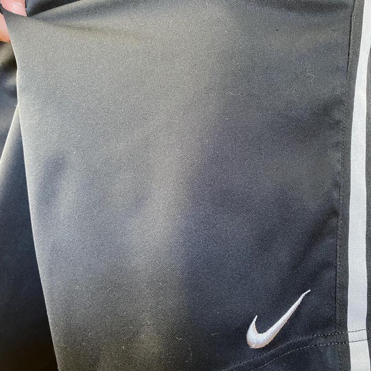 Y2k Nike soft shorts black. image 5