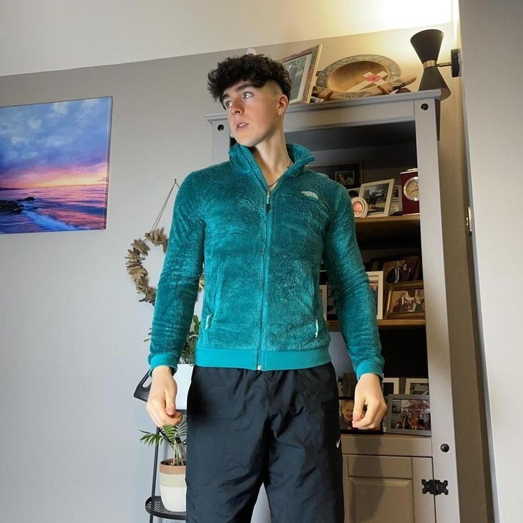 Vintage The North Face Fluffy Fleece Jacket image 3