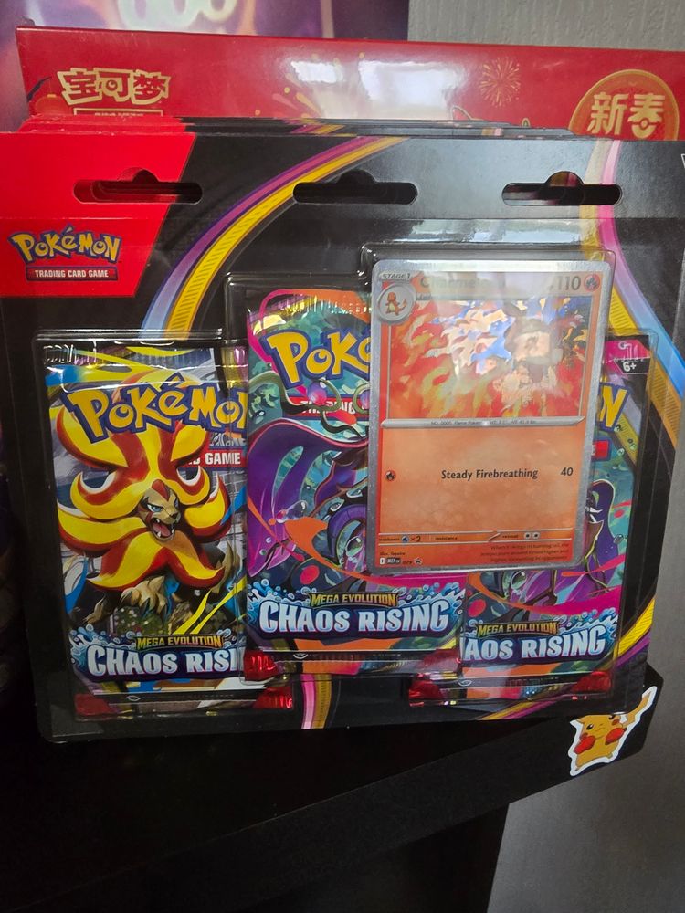 Pokémon Chaos Rising or pitch black Triple blister with promo x1