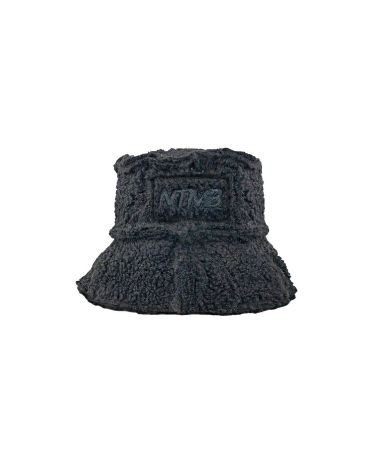 NTMB Bucket Hats Fake Shearling Logo Black product image