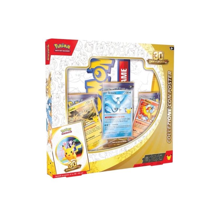  Pokemon 30th Anniversario Collezione con Poster Italiano image 1