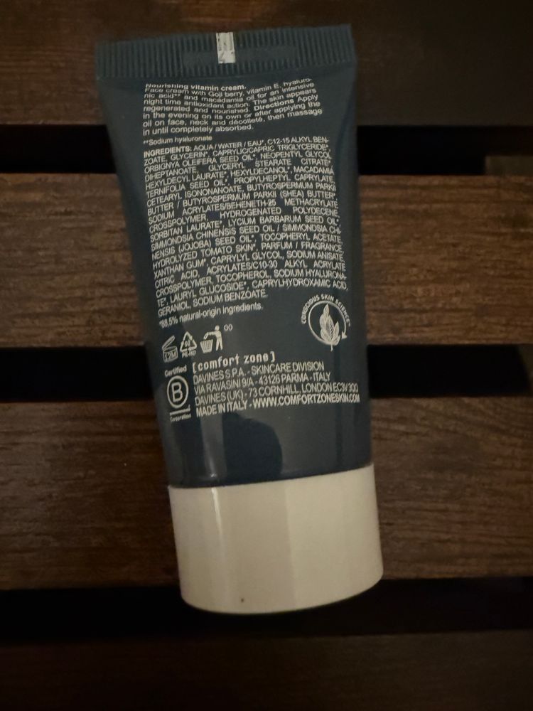 Comfort Zone Renight Cream Nourishing Vitamin Cream 2