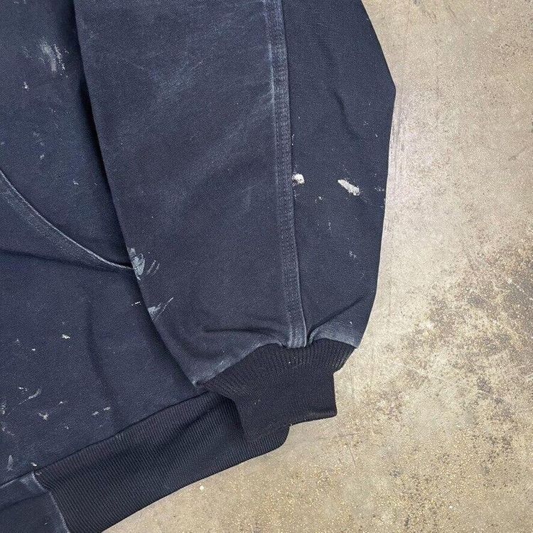 Carhartt Active Jacket Y2K USA Mesh Lined Full-Zip Coat, Navy Blue, Mens XL image 2