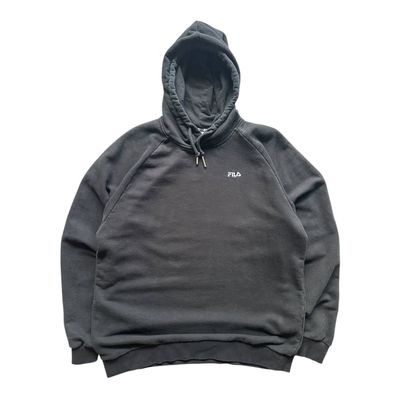 Fila Felpa con Cappuccio Logo Ricamato Hoodie Uomo/Donna (L)