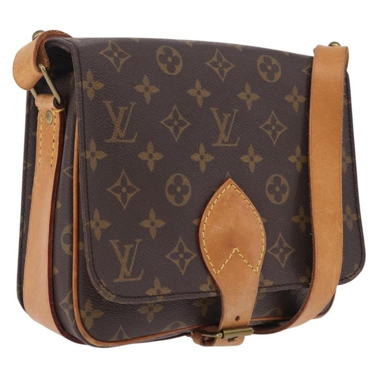 LOUIS VUITTON Monogram Cartouchiere MM Shoulder Bag M51253 LV Auth ka6790 - Jerrillo