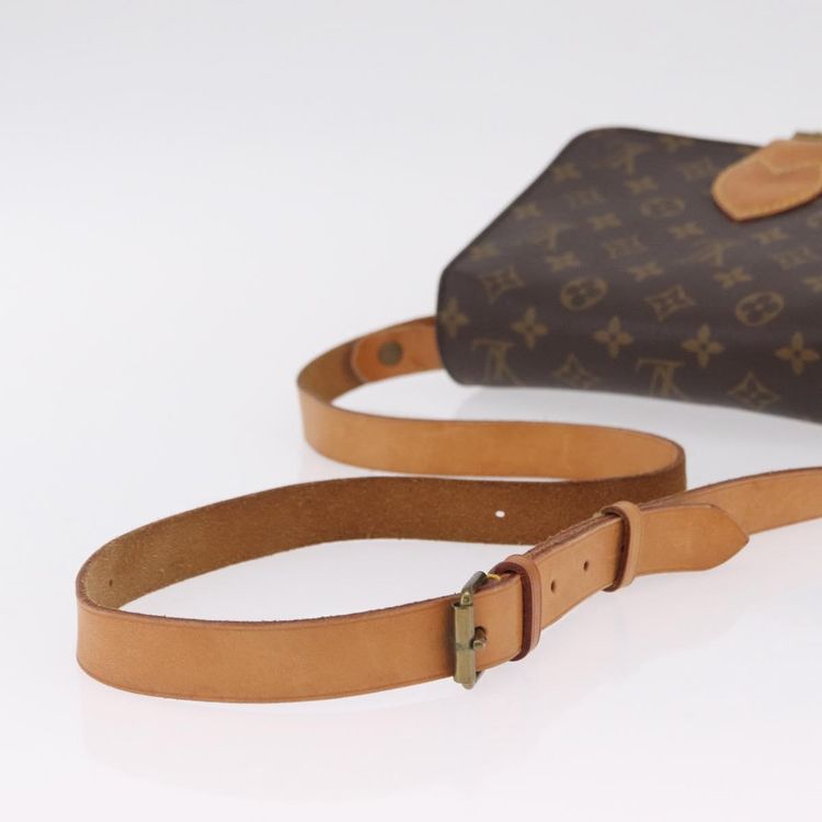 LOUIS VUITTON Monogram Cartouchiere MM Shoulder Bag M51253 LV Auth ka6790 - Jerrillo image 6