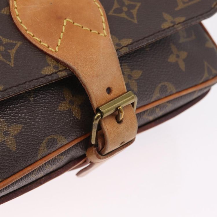 LOUIS VUITTON Monogram Cartouchiere MM Shoulder Bag M51253 LV Auth ka6790 - Jerrillo image 8