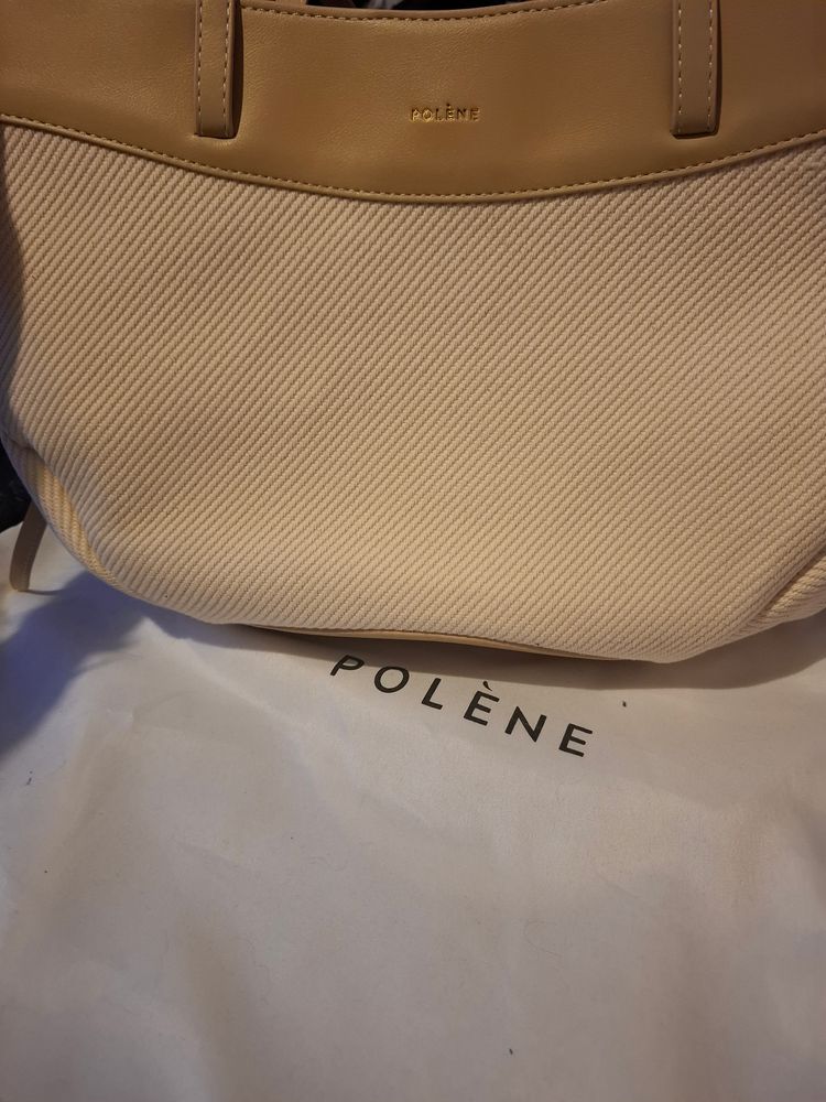Polène Beige And Tan Tote Bag 3