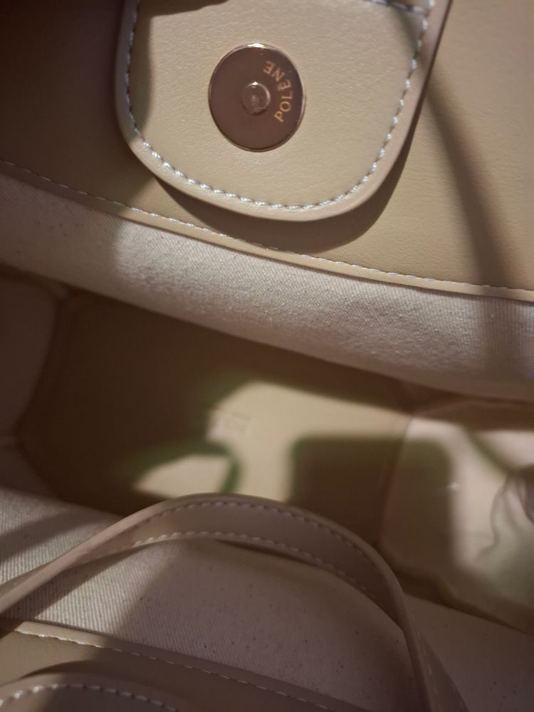 Polène Beige And Tan Tote Bag 5