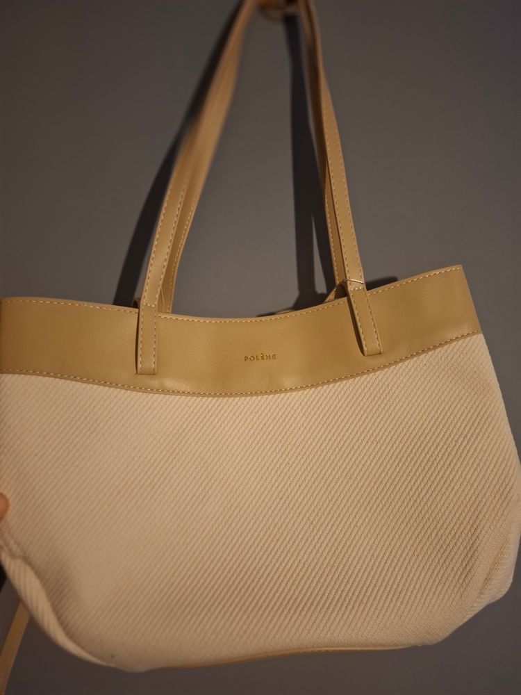 Polène Beige And Tan Tote Bag 2