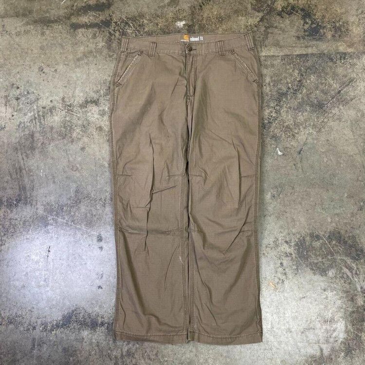 Carhartt Carhartt Trousers Ripstop Carpenter Workwear Pants, Brown, Mens 38 product image