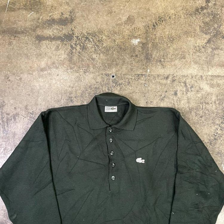 Immagine di Lacoste Jumper Knit Collared Polo Vintage Knitted Sweater, Green, Mens XL 6 3