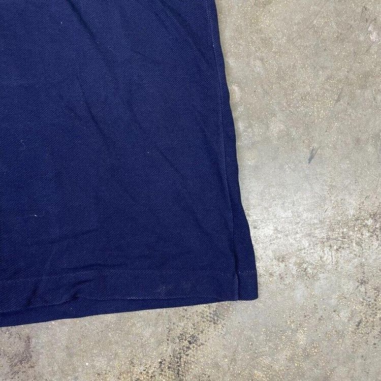 Lacoste Polo Shirt 90s Vintage Sleeveless Top, Navy Blue, Womens XL imagen 6