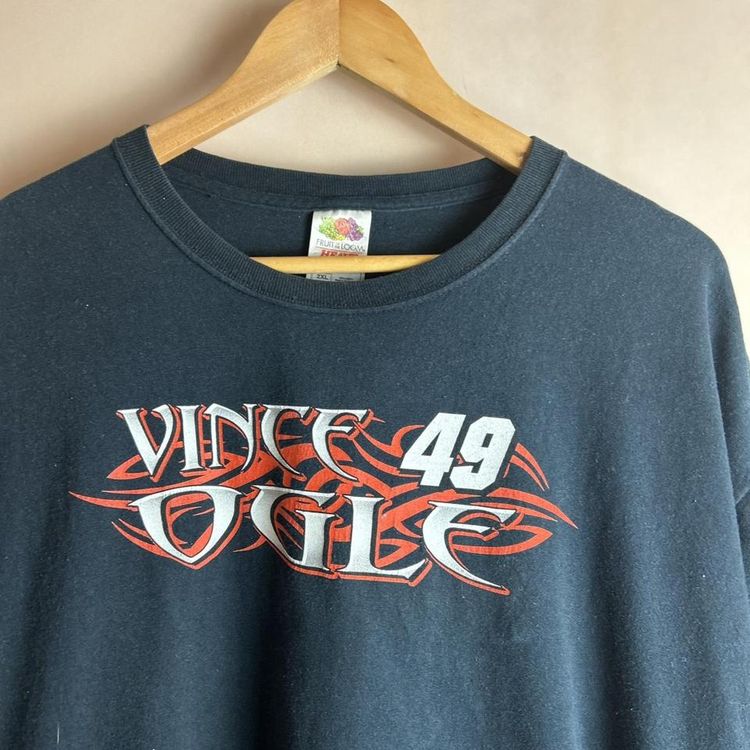 Vintage Vince Ogle NASCAR racing graphic t shirt image 2