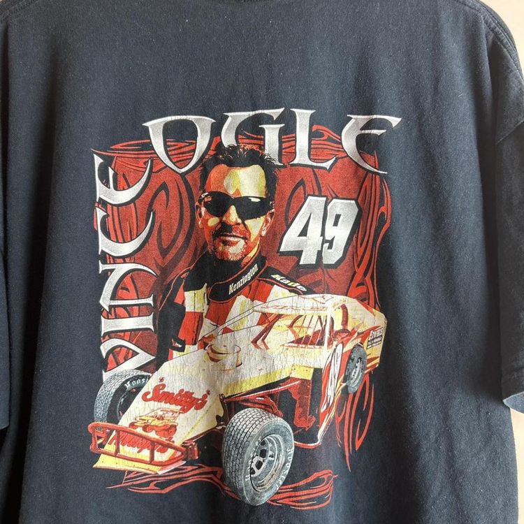 Vintage Vince Ogle NASCAR racing graphic t shirt image 4