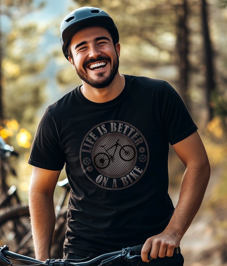Life is Better on a Bike T-Shirt 5