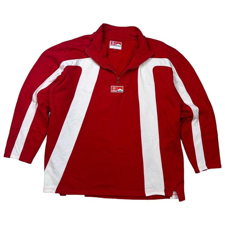 Other 90s Marlboro yamaha racing quarter zip sweatshirt. Embroidered logo patches front & back. product image