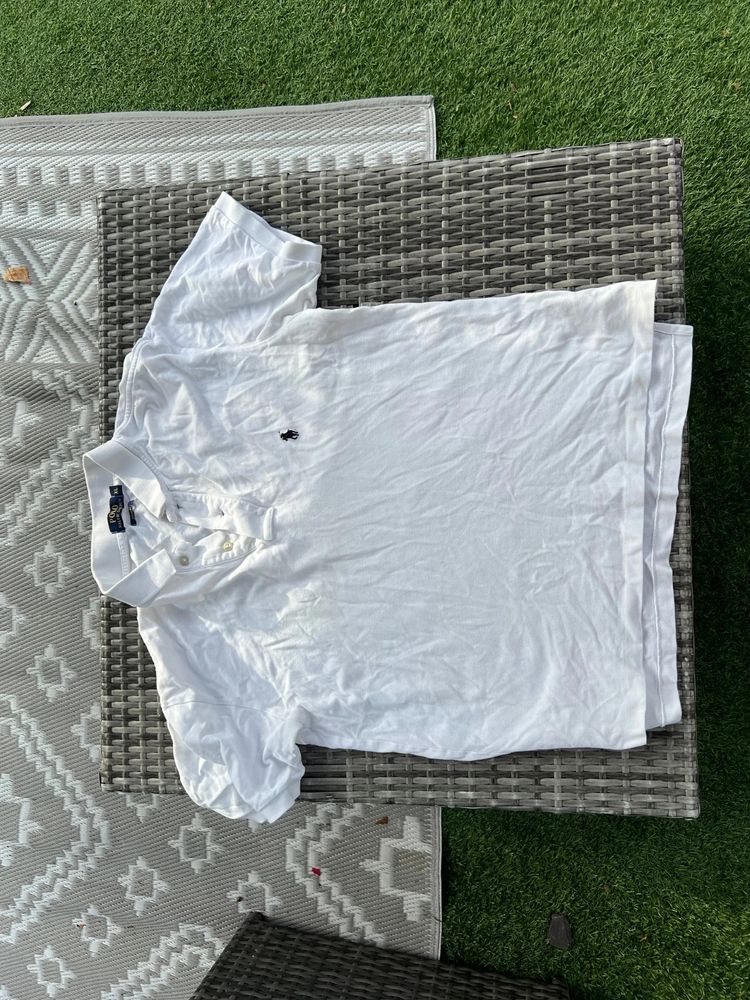 Ralph Lauren White Ralph Lauren Polo XL VGC product image