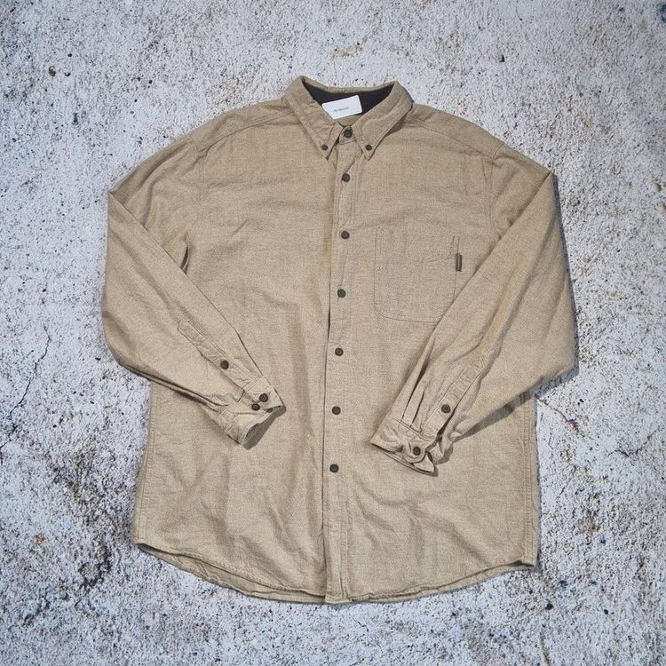 WOOLRICH SHIRT FLANNEL STYLE  - Beige - Size XL image 1