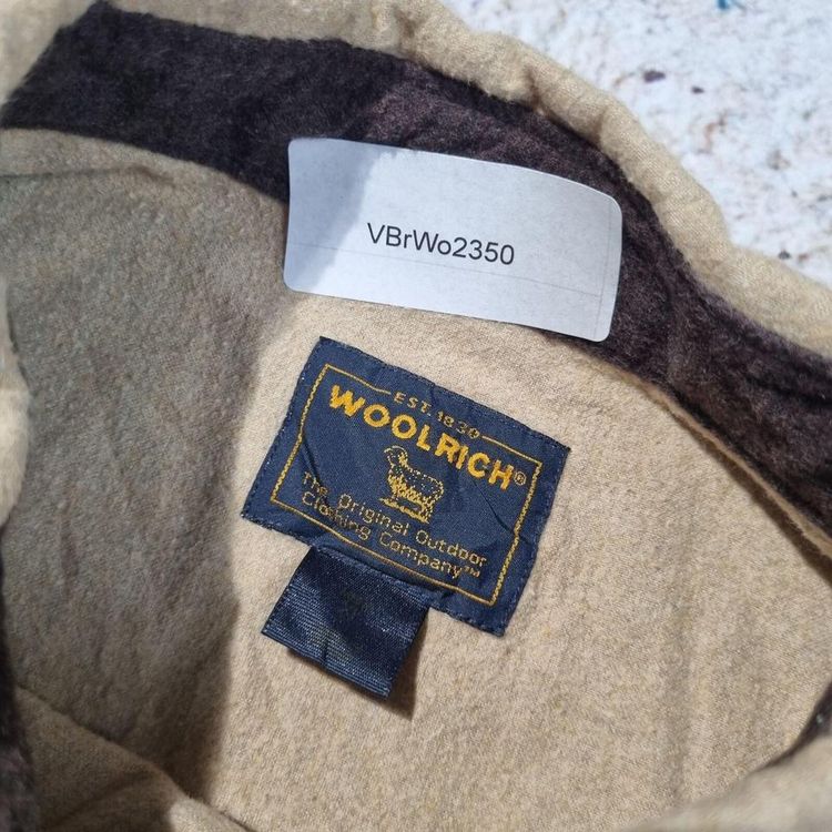 WOOLRICH SHIRT FLANNEL STYLE  - Beige - Size XL image 3