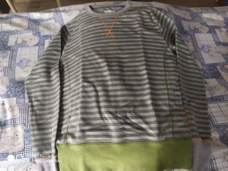 Jack & Jones Vintage Denim Striped Sweatshirt