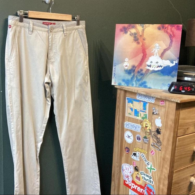 Y2K Quiksilver Trousers in Cream