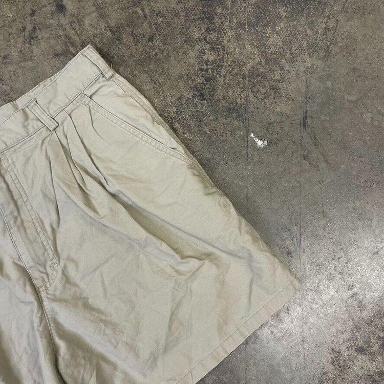 Woolrich Shorts Vintage Y2K Summer Cotton Bottoms, Beige, Mens 32" 2