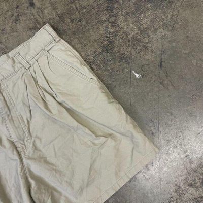 Woolrich Shorts Vintage Y2K Summer Cotton Bottoms, Beige, Mens 32" 2