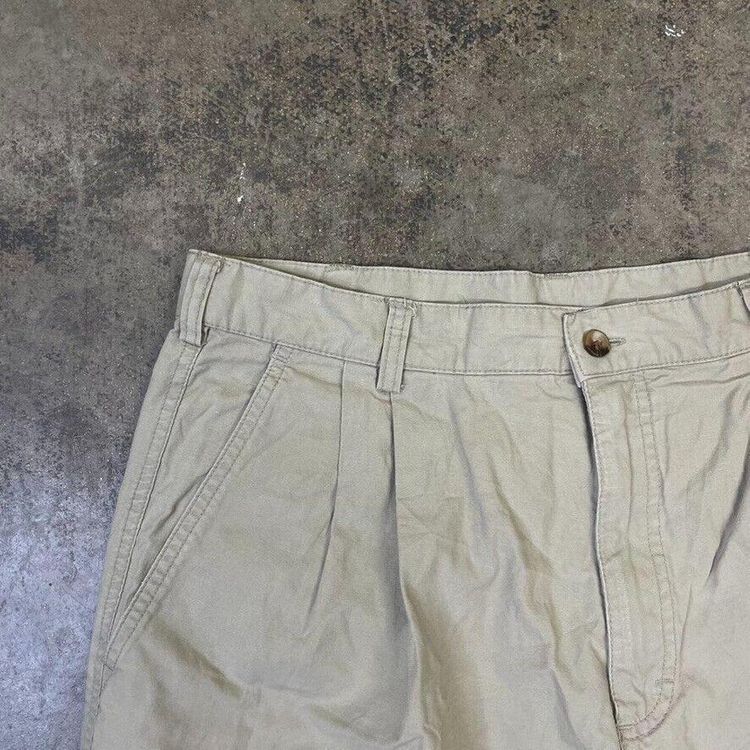 Woolrich Shorts Vintage Y2K Summer Cotton Bottoms, Beige, Mens 32" 3